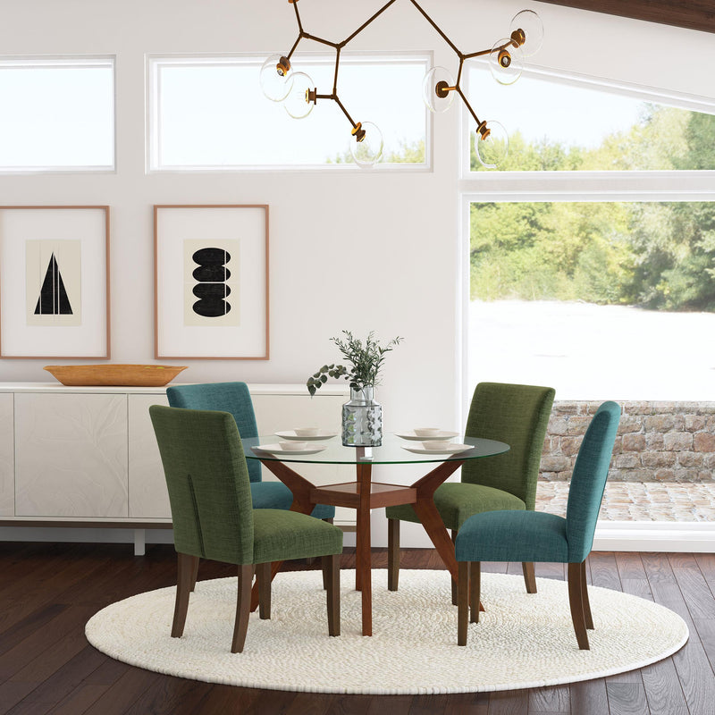 Paxton Upholstered Dining Side Chair Green (Set of 2) - 106378