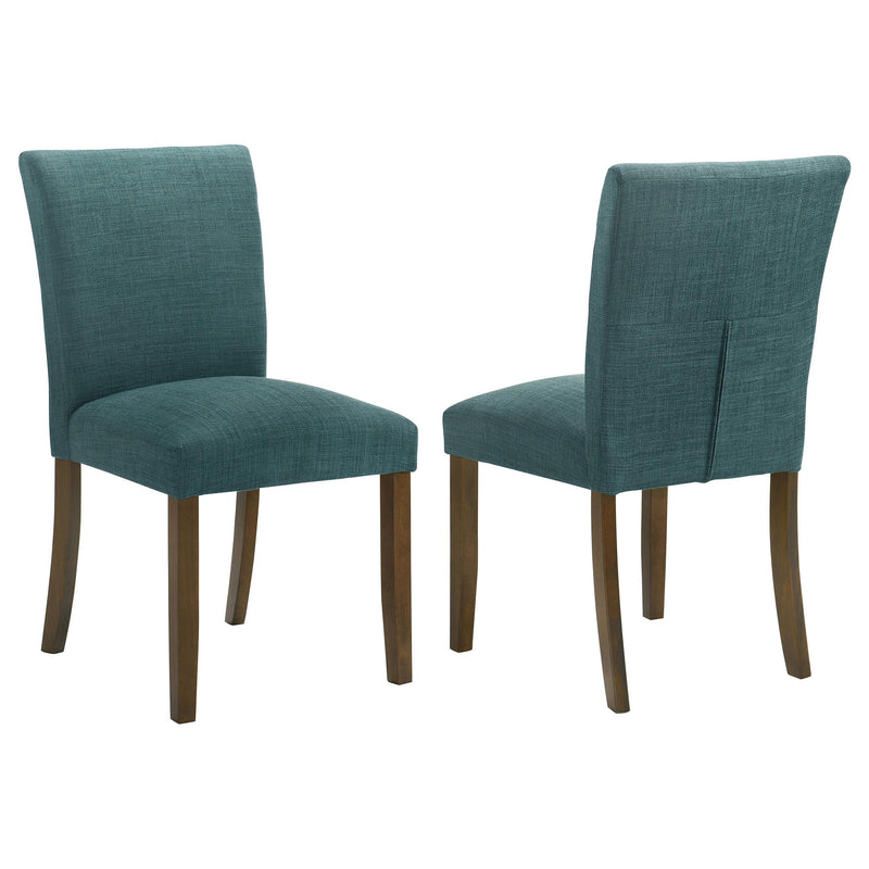 Paxton Upholstered Dining Side Chair Teal Blue (Set of 2) - 106377