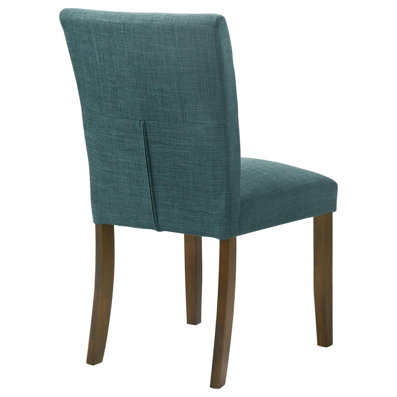 Paxton Upholstered Dining Side Chair Teal Blue (Set of 2) - 106377