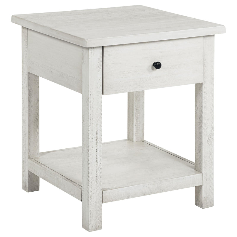 Payne 2-piece Coffee and 1-drawer End Table Set White - 710558-S2