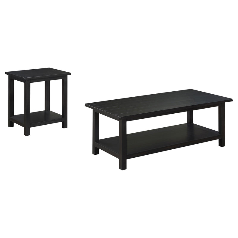 Payne 2-piece Coffee and End Table Set Distressed Java - 710568-S2A