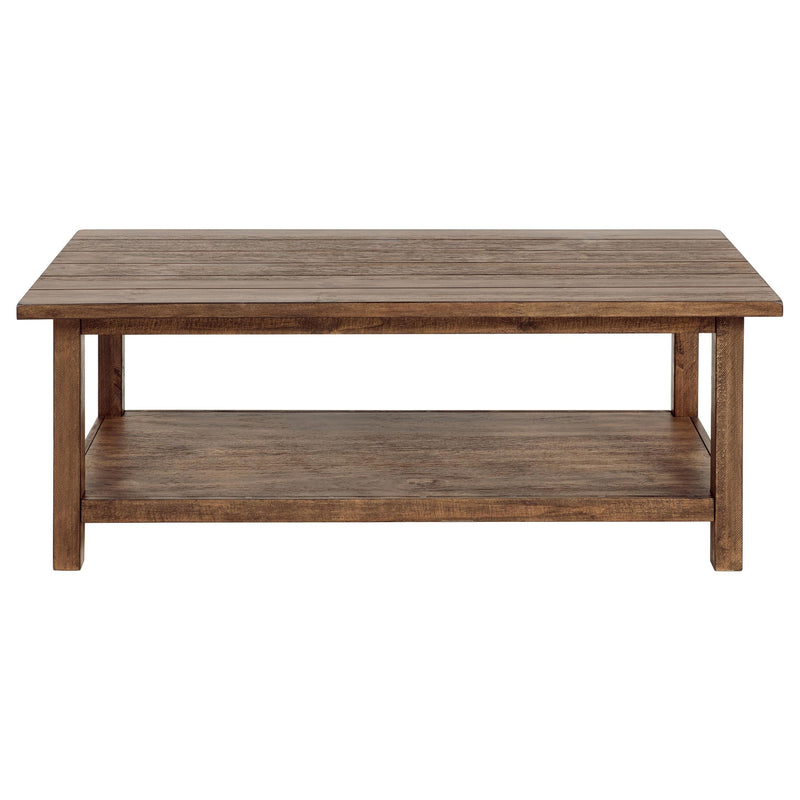 Payne 3-piece Coffee and 1-drawer End Table Set Brown - 710548-S3