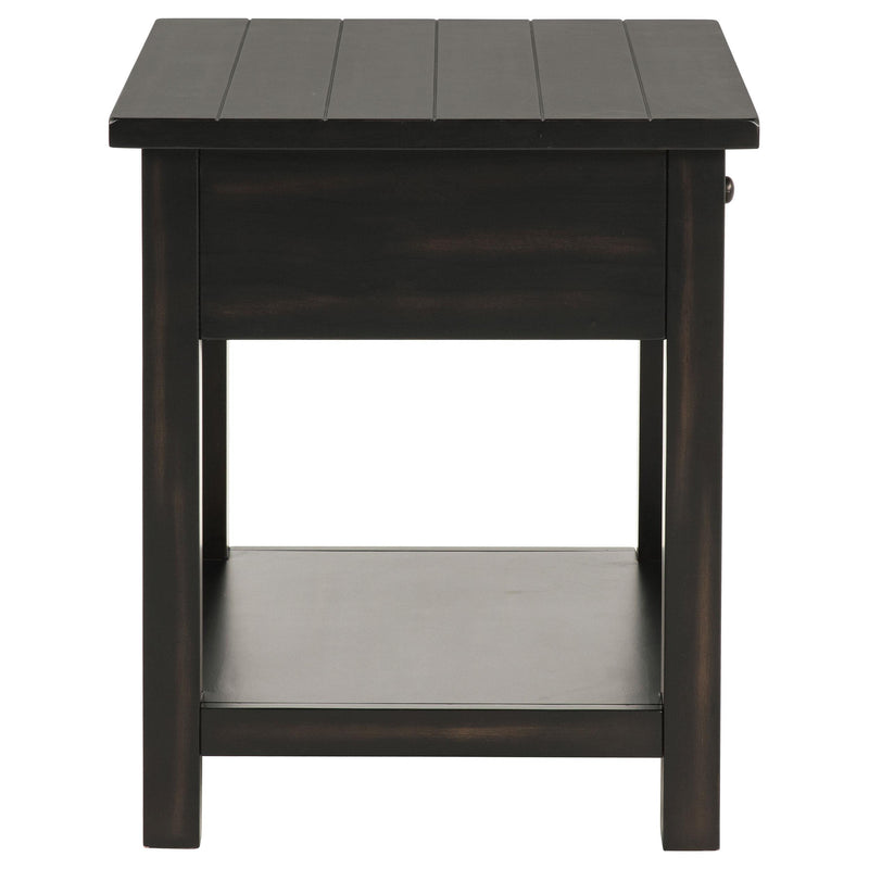 Payne 3-piece Coffee and 1-drawer End Table Set Java - 710568-S3