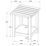 Payne 3-piece Coffee and End Table Set Distressed White - 710558-S3A