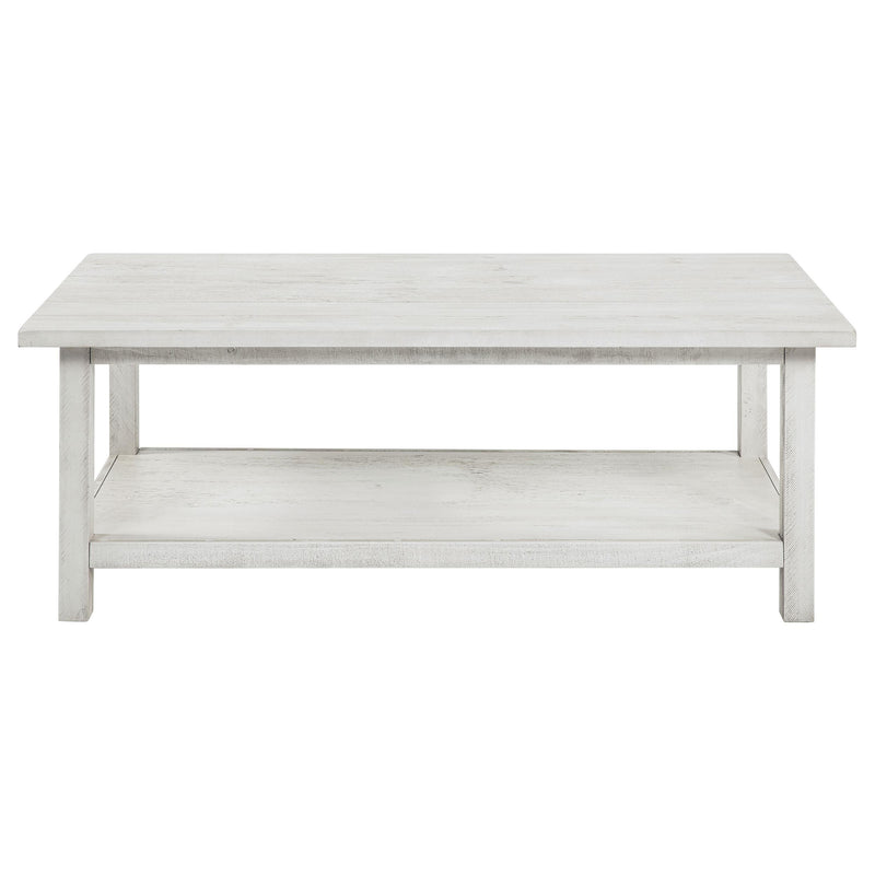 Payne 3-piece Coffee and End Table Set Distressed White - 710558-S3A