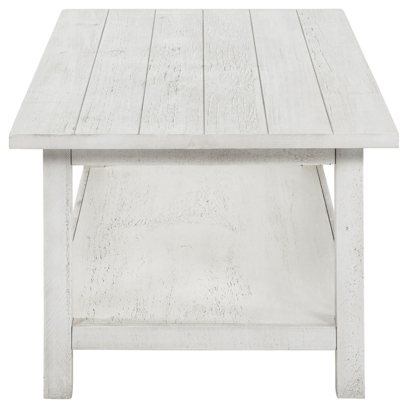 Payne 3-piece Coffee and End Table Set Distressed White - 710558-S3A