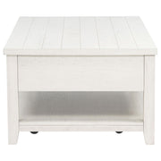 Payne 48-inch Mobile Lift Top Coffee Table Distressed White - 710555
