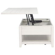 Payne 48-inch Mobile Lift Top Coffee Table Distressed White - 710555