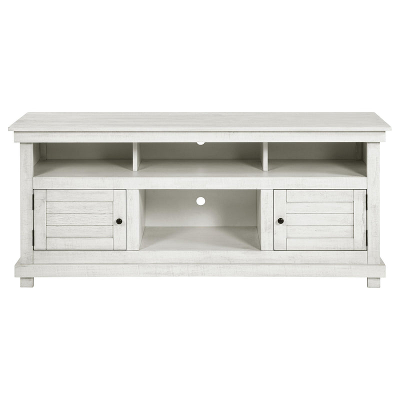 Payne 60-inch TV Stand Media Console Distressed White - 710052