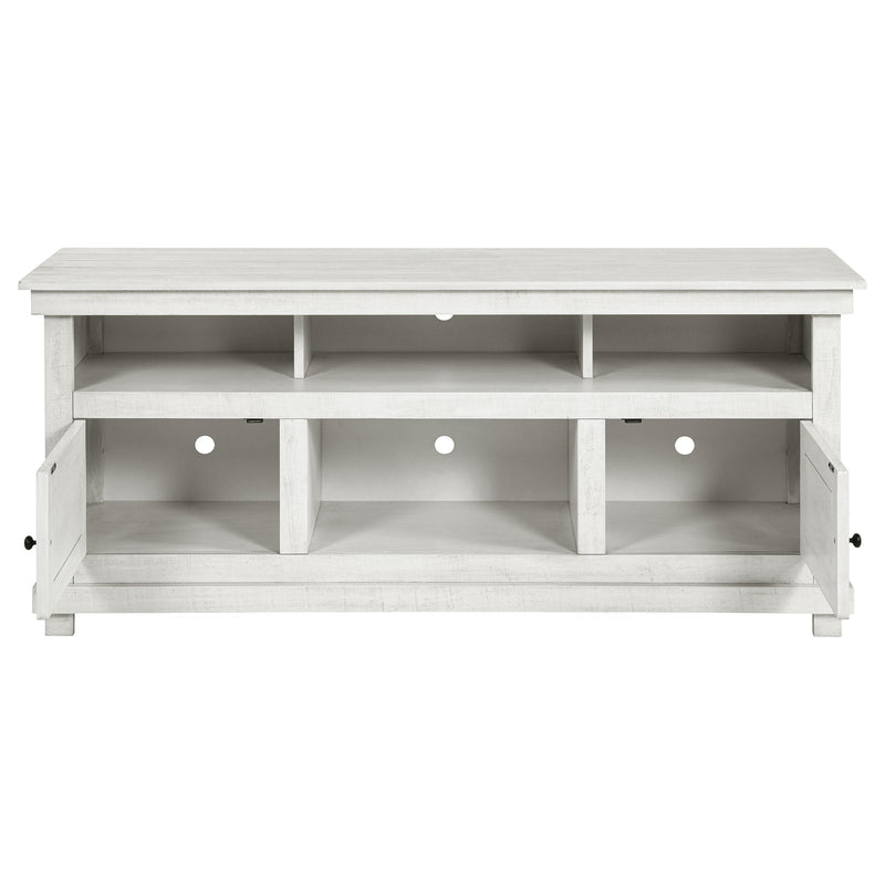 Payne 60-inch TV Stand Media Console Distressed White - 710052