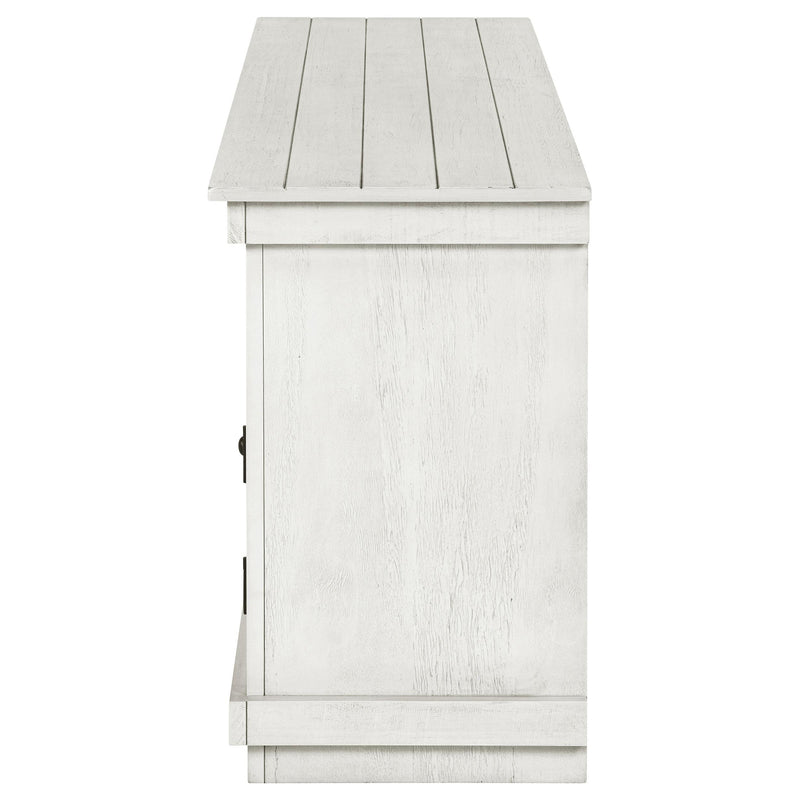 Payne 60-inch TV Stand Media Console Distressed White - 710052