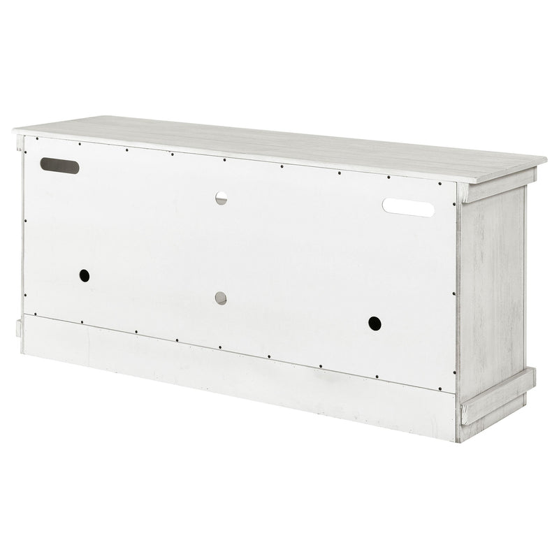 Payne 60-inch TV Stand Media Console Distressed White - 710052