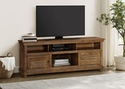 Payne 70-inch TV Stand Media Console Distressed Brown - 710043