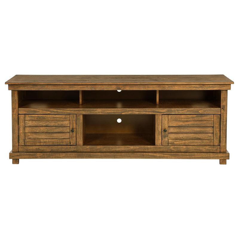 Payne 70-inch TV Stand Media Console Distressed Brown - 710043