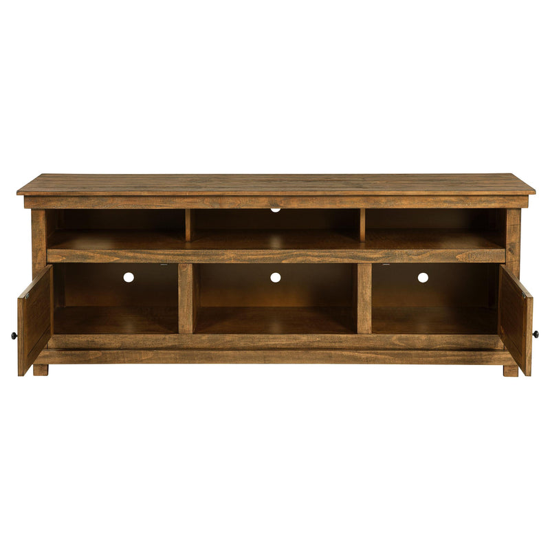 Payne 70-inch TV Stand Media Console Distressed Brown - 710043