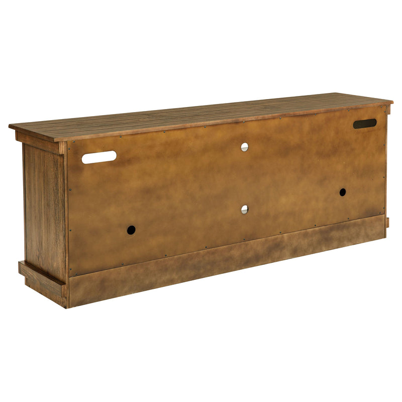Payne 70-inch TV Stand Media Console Distressed Brown - 710043