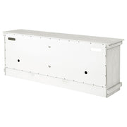 Payne 70-inch TV Stand Media Console Distressed White - 710053
