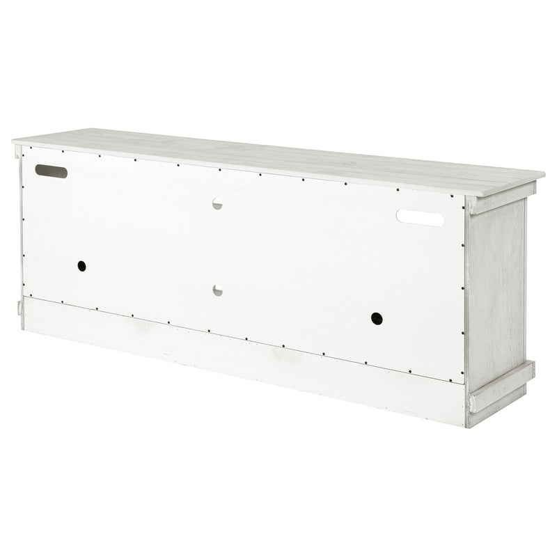 Payne 70-inch TV Stand Media Console Distressed White - 710053