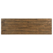 Payne Wood Entryway Sofa Console Table Distressed Brown - 710549
