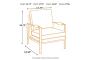 Peacemaker Brown Accent Chair - Gate FurnitureAccent Chair