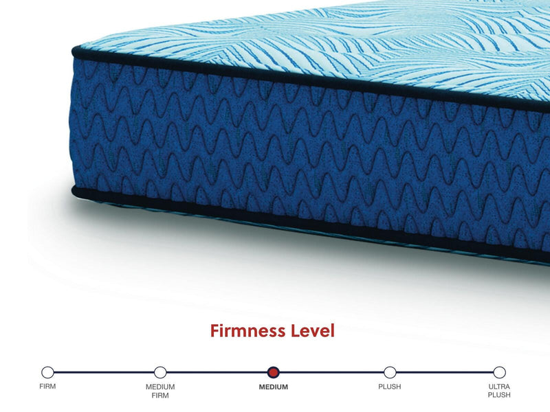 Peak 2.0 10 Hybrid Light Blue Queen Mattress - M20231