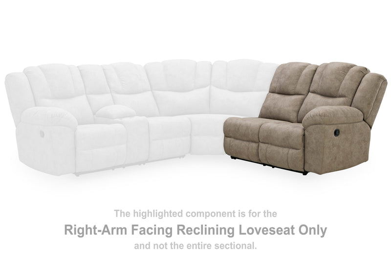 Pearce-Pike Birch Right-Arm Facing Reclining Loveseat - PC6920585