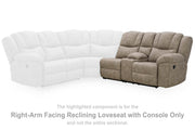 Pearce-Pike Birch Right-Arm Facing Reclining Loveseat with Console - PC6920567
