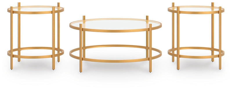 Pearlox Gold Table (Set of 3) - T173-13