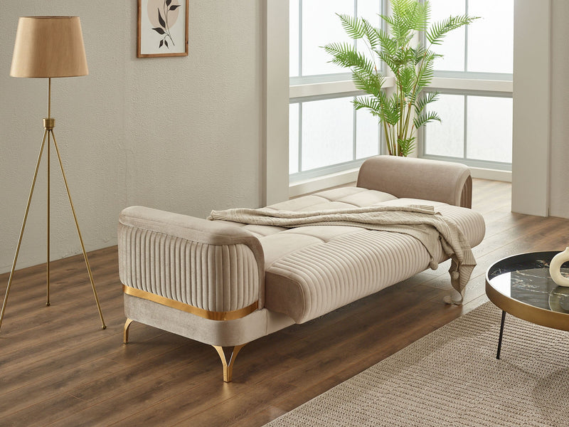 Pedro 3-pieces (Sofa & Loveseat & Chair) Livingroom in Grey - 200-SIM-PED-VELVET412-321