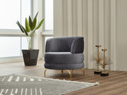 Pedro Chair in Beige - 200-SIM-PED-VELVET260-B