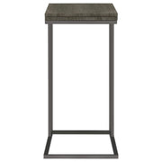 Pedro Expandable C-Shaped Sofa Side Table Weathered Grey - 902864