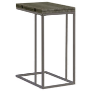 Pedro Expandable C-Shaped Sofa Side Table Weathered Grey - 902864