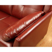 Peever Mahogany Red Sectional - CM6268RD-SET