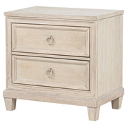 Pembroke 2-drawer Nightstand Bedside Table Washed Oak - 215922