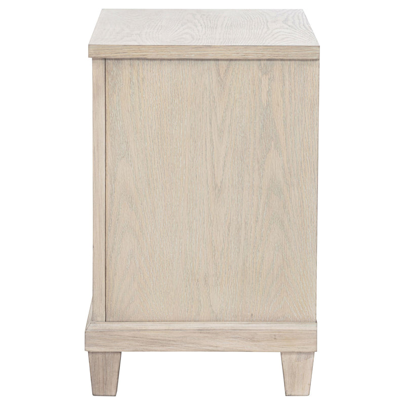 Pembroke 2-drawer Nightstand Bedside Table Washed Oak - 215922
