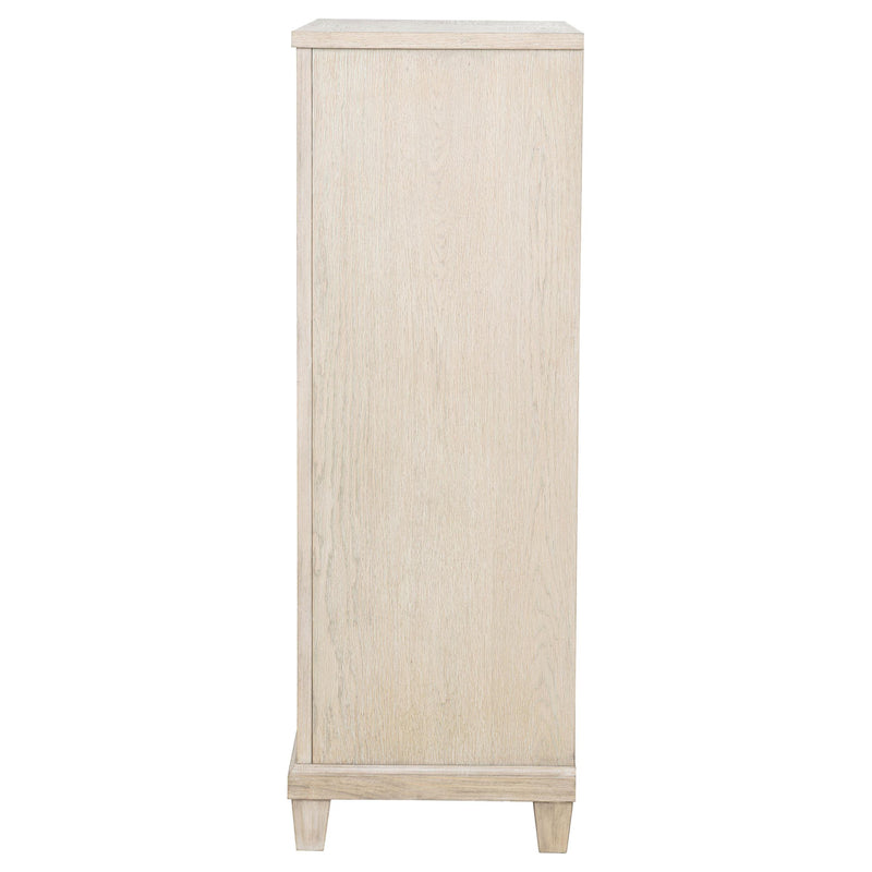 Pembroke 5-drawer Chest of Drawers Washed Oak - 215925