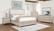 Pembroke 5-piece California King Bedroom Set Washed Oak - 215921KW-S5