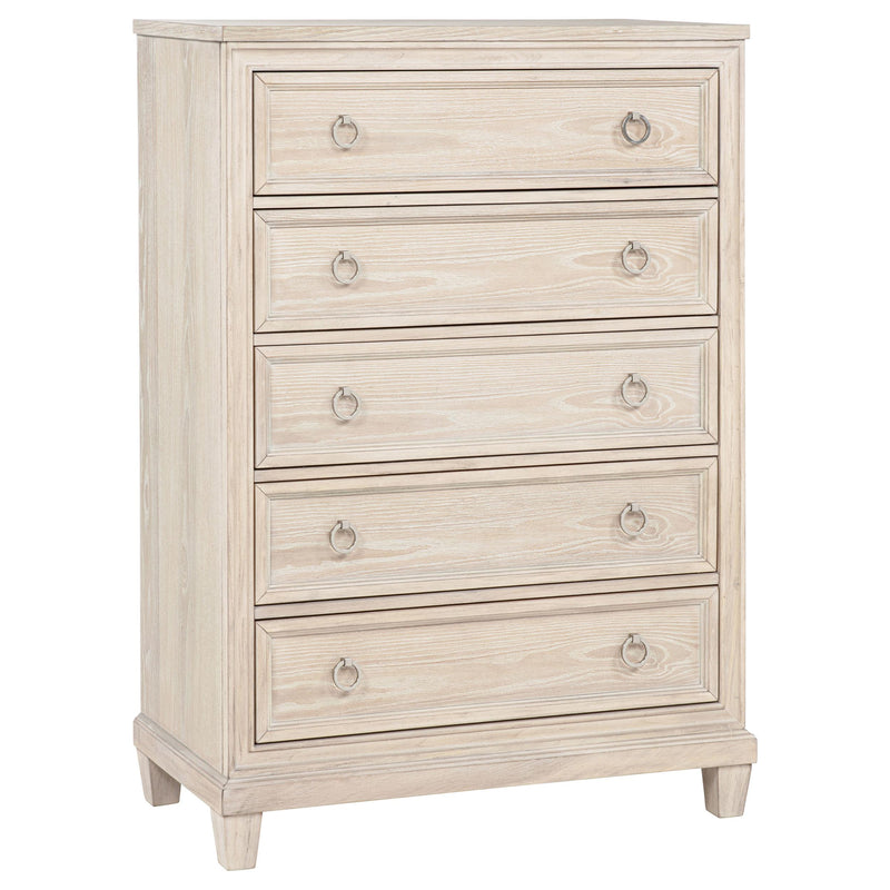 Pembroke 5-piece Eastern King Bedroom Set Washed Oak - 215921KE-S5
