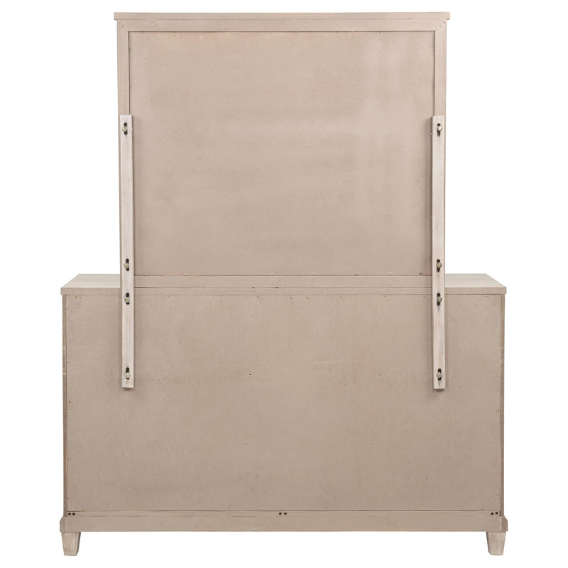 Pembroke 6-drawer Bedroom Dresser with Mirror Washed Oak - 215923M
