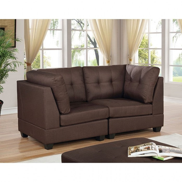 Pencoed Brown Loveseat - CM6957BR-LV-PK