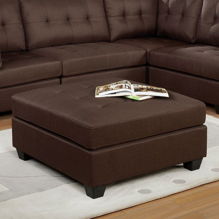 Pencoed Brown Ottoman - CM6957BR-OT
