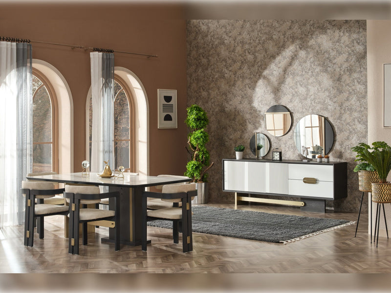 Pendik Diningroom Consol With Mirror - 115-PEN-CON+M