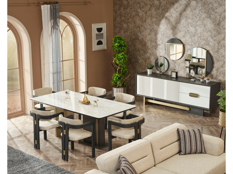 Pendik Diningroom Consol With Mirror - 115-PEN-CON+M
