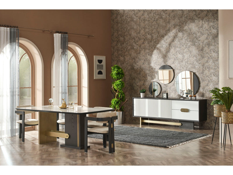 Pendik Diningroom Consol With Mirror - 115-PEN-CON+M