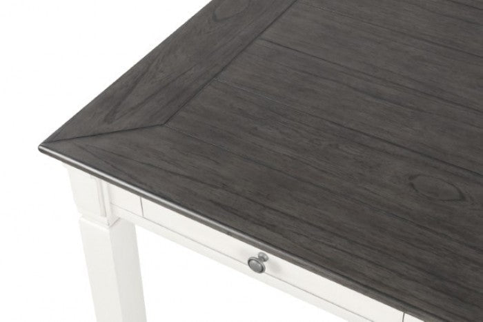 Pendola Rustic White Dining Table - FM3427WH-T