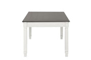 Pendola Rustic White Dining Table - FM3427WH-T