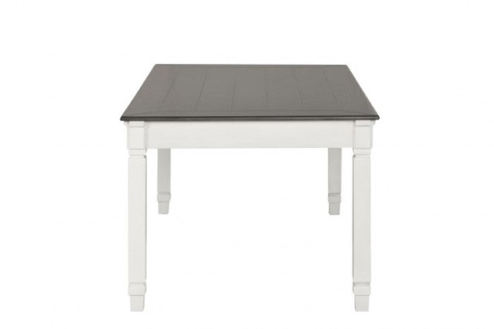 Pendola Rustic White Dining Table - FM3427WH-T