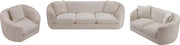 Penelope 66.5" Chenille Fabric Upholstered Upholstered Loveseat in Beige - 44073Beige-L
