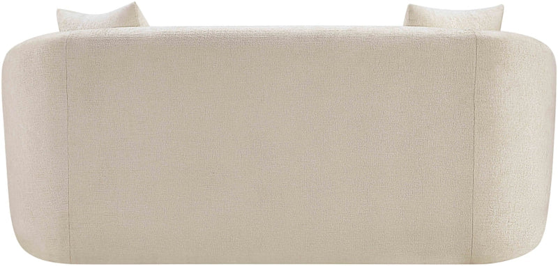 Penelope 66.5" Chenille Fabric Upholstered Upholstered Loveseat in Beige - 44073Beige-L