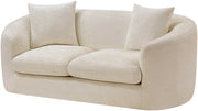 Penelope 66.5" Chenille Fabric Upholstered Upholstered Loveseat in Beige - 44073Beige-L